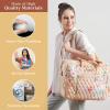 imageMaison d Hermine Weekender Bags for Women Cotton Quilted Duffel Overnight Luggage Weekend Bag for Men Gym Sports Gifts Travel Business Travellers Family Trip24  Ibiza