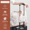 imageMaison d Hermine Weekender Bags for Women Cotton Quilted Duffel Overnight Luggage Weekend Bag for Men Gym Sports Gifts Travel Business Travellers Family Trip07  Blossoms In Spring