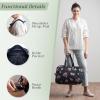 imageMaison d Hermine Weekender Bags for Women Cotton Quilted Duffel Overnight Luggage Weekend Bag for Men Gym Sports Gifts Travel Business Travellers Family Trip04  Moody Florals