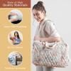 imageMaison d Hermine Weekender Bags for Women Cotton Quilted Duffel Overnight Luggage Weekend Bag for Men Gym Sports Gifts Travel Business Travellers Family Trip07  Blossoms In Spring