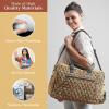 imageMaison d Hermine Weekender Bags for Women Cotton Quilted Duffel Overnight Luggage Weekend Bag for Men Gym Sports Gifts Travel Business Travellers Family Trip13  Art Deco
