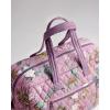 imageMaison d Hermine Weekender Bags for Women Cotton Quilted Duffel Overnight Luggage Weekend Bag for Men Gym Sports Gifts Travel Business Travellers Family Trip23  Hokuzai  Violet