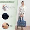 imageMaison d Hermine Weekender Bags for Women Cotton Quilted Duffel Overnight Luggage Weekend Bag for Men Gym Sports Gifts Travel Business Travellers Family Trip06  Just Floral