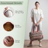 imageMaison d Hermine Weekender Bags for Women Cotton Quilted Duffel Overnight Luggage Weekend Bag for Men Gym Sports Gifts Travel Business Travellers Family Trip11  Jaipur