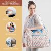 imageMaison d Hermine Weekender Bags for Women Cotton Quilted Duffel Overnight Luggage Weekend Bag for Men Gym Sports Gifts Travel Business Travellers Family Trip21  Albane