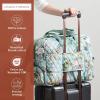 imageMaison d Hermine Weekender Bags for Women Cotton Quilted Duffel Overnight Luggage Weekend Bag for Men Gym Sports Gifts Travel Business Travellers Family Trip12  Hokuzai  Green