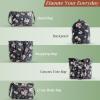 imageMaison d Hermine Weekender Bags for Women Cotton Quilted Duffel Overnight Luggage Weekend Bag for Men Gym Sports Gifts Travel Business Travellers Family Trip04  Moody Florals