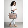 imageMaison d Hermine Weekender Bags for Women Cotton Quilted Duffel Overnight Luggage Weekend Bag for Men Gym Sports Gifts Travel Business Travellers Family Trip16  Kerala  Blue
