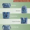 imageMaison d Hermine Weekender Bags for Women Cotton Quilted Duffel Overnight Luggage Weekend Bag for Men Gym Sports Gifts Travel Business Travellers Family Trip06  Just Floral