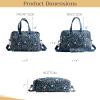 imageMaison d Hermine Weekender Bags for Women Cotton Quilted Duffel Overnight Luggage Weekend Bag for Men Gym Sports Gifts Travel Business Travellers Family Trip06  Just Floral