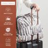imageMaison d Hermine Weekender Bags for Women Cotton Quilted Duffel Overnight Luggage Weekend Bag for Men Gym Sports Gifts Travel Business Travellers Family Trip09  Zebra