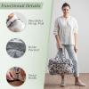 imageMaison d Hermine Weekender Bags for Women Cotton Quilted Duffel Overnight Luggage Weekend Bag for Men Gym Sports Gifts Travel Business Travellers Family Trip20  Cheeta