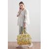 imageMaison d Hermine Weekender Bags for Women Cotton Quilted Duffel Overnight Luggage Weekend Bag for Men Gym Sports Gifts Travel Business Travellers Family Trip17  Bonobo  Grey