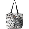 imageMaison d Hermine Shopping Bags Cotton Quilted Tote Bag with Zipper Pockets Small Pouch Reusable Grocery Bag Work Travel22  Cheeta