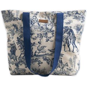 imageMaison d Hermine Canvas Tote Bag for Women Cotton Canvas Reusable Shoulder Grocery Bags Bulk with Handle for Shopping Travel01  the Miller  Blue