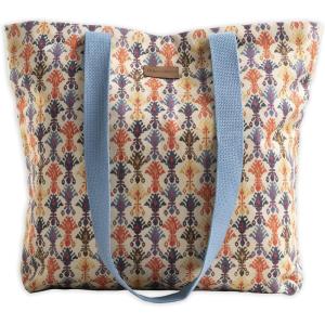 imageMaison d Hermine Canvas Tote Bag for Women Cotton Canvas Reusable Shoulder Grocery Bags Bulk with Handle for Shopping Travel19  Ikat
