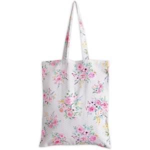 imageMaison d Hermine Tote Bag for Women 100 Cotton Reusable Grocery Tote Bags for Shopping Kitchen Beach Travel Perfect Gifts03  Sweet Rose Lavender  Lush
