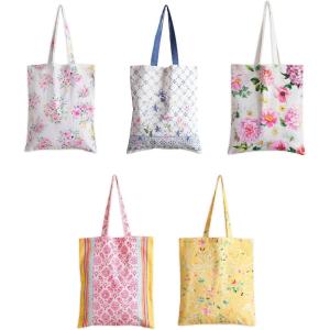imageMaison d Hermine Tote Bag for Women 100 Cotton Reusable Grocery Tote Bags for Shopping Kitchen Beach Travel Perfect Gifts31  Assortment 11