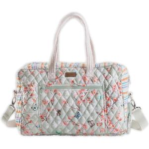 imageMaison d Hermine Weekender Bags for Women Cotton Quilted Duffel Overnight Luggage Weekend Bag for Men Gym Sports Gifts Travel Business Travellers Family Trip07  Blossoms In Spring