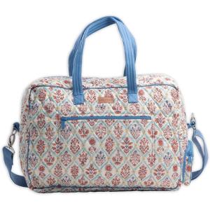 imageMaison d Hermine Weekender Bags for Women Cotton Quilted Duffel Overnight Luggage Weekend Bag for Men Gym Sports Gifts Travel Business Travellers Family Trip21  Albane