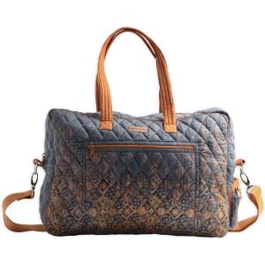 imageMaison d Hermine Weekender Bags for Women Cotton Quilted Duffel Overnight Luggage Weekend Bag for Men Gym Sports Gifts Travel Business Travellers Family Trip05  Imperfection