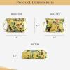 imageMaison d Hermine Cross Body Bags for Women Cotton Canvas Shoulder Bag for Shopping Travel Everyday Use Tote purse Sling Bag02  Eden  Yellow