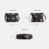 imageMaison d Hermine Cross Body Bags for Women Cotton Canvas Shoulder Bag for Shopping Travel Everyday Use Tote purse Sling Bag04  Moody Florals