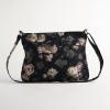 imageMaison d Hermine Cross Body Bags for Women Cotton Canvas Shoulder Bag for Shopping Travel Everyday Use Tote purse Sling Bag04  Moody Florals