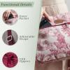 imageMaison d Hermine Cross Body Bags for Women Cotton Canvas Shoulder Bag for Shopping Travel Everyday Use Tote purse Sling Bag04  the Miller  Red