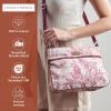 imageMaison d Hermine Cross Body Bags for Women Cotton Canvas Shoulder Bag for Shopping Travel Everyday Use Tote purse Sling Bag04  the Miller  Red