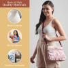 imageMaison d Hermine Cross Body Bags for Women Cotton Canvas Shoulder Bag for Shopping Travel Everyday Use Tote purse Sling Bag04  the Miller  Red