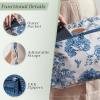imageMaison d Hermine Cross Body Bags for Women Cotton Canvas Shoulder Bag for Shopping Travel Everyday Use Tote purse Sling Bag05  Bonobo  Blue
