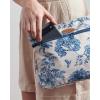 imageMaison d Hermine Cross Body Bags for Women Cotton Canvas Shoulder Bag for Shopping Travel Everyday Use Tote purse Sling Bag05  Bonobo  Blue