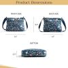 imageMaison d Hermine Cross Body Bags for Women Cotton Canvas Shoulder Bag for Shopping Travel Everyday Use Tote purse Sling Bag06  Just Floral