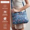 imageMaison d Hermine Cross Body Bags for Women Cotton Canvas Shoulder Bag for Shopping Travel Everyday Use Tote purse Sling Bag06  Just Floral