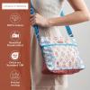 imageMaison d Hermine Cross Body Bags for Women Cotton Canvas Shoulder Bag for Shopping Travel Everyday Use Tote purse Sling Bag09  Romane