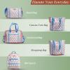 imageMaison d Hermine Cross Body Bags for Women Cotton Canvas Shoulder Bag for Shopping Travel Everyday Use Tote purse Sling Bag09  Romane