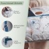 imageMaison d Hermine Cross Body Bags for Women Cotton Canvas Shoulder Bag for Shopping Travel Everyday Use Tote purse Sling Bag10  Ice Florals