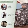 imageMaison d Hermine Cross Body Bags for Women Cotton Canvas Shoulder Bag for Shopping Travel Everyday Use Tote purse Sling Bag10  Meadow Florals