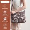imageMaison d Hermine Cross Body Bags for Women Cotton Canvas Shoulder Bag for Shopping Travel Everyday Use Tote purse Sling Bag10  Meadow Florals