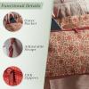 imageMaison d Hermine Cross Body Bags for Women Cotton Canvas Shoulder Bag for Shopping Travel Everyday Use Tote purse Sling Bag11  Asmi