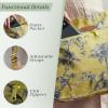 imageMaison d Hermine Cross Body Bags for Women Cotton Canvas Shoulder Bag for Shopping Travel Everyday Use Tote purse Sling Bag13  Bonobo  Yellow