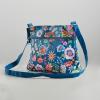 imageMaison d Hermine Cross Body Bags for Women Cotton Canvas Shoulder Bag for Shopping Travel Everyday Use Tote purse Sling Bag13  Happy Florals  Blue