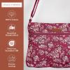 imageMaison d Hermine Cross Body Bags for Women Cotton Canvas Shoulder Bag for Shopping Travel Everyday Use Tote purse Sling Bag15  Surya  Maroon
