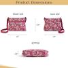 imageMaison d Hermine Cross Body Bags for Women Cotton Canvas Shoulder Bag for Shopping Travel Everyday Use Tote purse Sling Bag15  Surya  Maroon