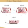 imageMaison d Hermine Cross Body Bags for Women Cotton Canvas Shoulder Bag for Shopping Travel Everyday Use Tote purse Sling Bag19  Pale Garden