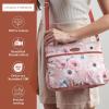 imageMaison d Hermine Cross Body Bags for Women Cotton Canvas Shoulder Bag for Shopping Travel Everyday Use Tote purse Sling Bag19  Pale Garden