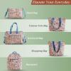 imageMaison d Hermine Cross Body Bags for Women Cotton Canvas Shoulder Bag for Shopping Travel Everyday Use Tote purse Sling Bag23  Kerala  Blue