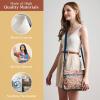 imageMaison d Hermine Cross Body Bags for Women Cotton Canvas Shoulder Bag for Shopping Travel Everyday Use Tote purse Sling Bag23  Kerala  Blue