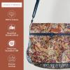imageMaison d Hermine Cross Body Bags for Women Cotton Canvas Shoulder Bag for Shopping Travel Everyday Use Tote purse Sling Bag23  Kerala  Blue